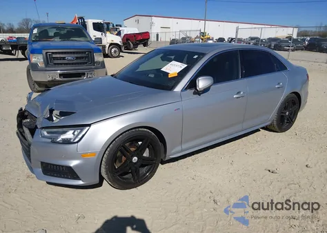 2017 Audi A4 2.0T Premium из США, поврежденный, VIN WAUENAF46HN002225